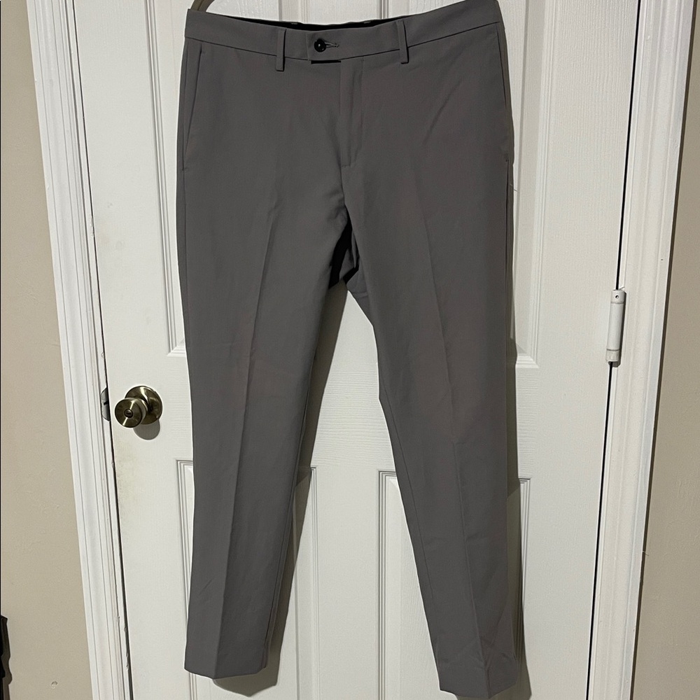 Men's Gray extra slim premier flex dress pants